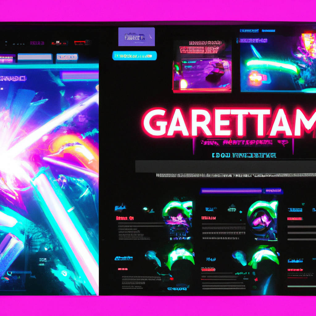 NeonArcade hero montage